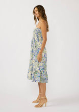 Load image into Gallery viewer, person wearing the Convertible Smocked Skirt as a dress side view