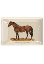 Load image into Gallery viewer, ‘Bellweather’ Derby Day Thoroughbred Decoupage Tray