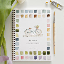 Load image into Gallery viewer, Spring Watercolor Workbook cover