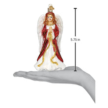 Load image into Gallery viewer, Old World Christmas Divinity Ornament graphic showing 5.75" height