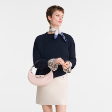 Load image into Gallery viewer, person holding the Longchamp Le Pliage Xtra Leather Shoulder Bag