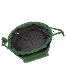 Load image into Gallery viewer, Longchamp Le Pliage Xtra Leather Bucket Bag - X-Small - British Green