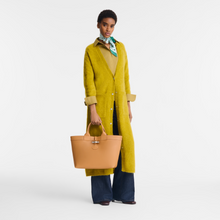 Load image into Gallery viewer, Longchamp Le Roseau Large Leather Tote Bag - Vegetal