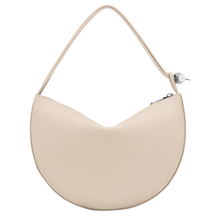 Load image into Gallery viewer, Longchamp Le Roseau Leather Clutch in the color paper