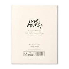 Load image into Gallery viewer, Back of a Love Muchly card