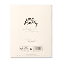 Load image into Gallery viewer, back of a Love Muchly card