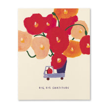Load image into Gallery viewer, Big, big gratitude Thank You Card