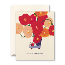 Load image into Gallery viewer, Big, big gratitude Thank You Card with envelope