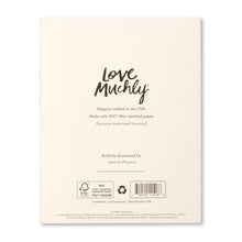 Load image into Gallery viewer, back of a love muchly card