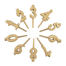 Load image into Gallery viewer, Mariposa Number Candle Holder Set