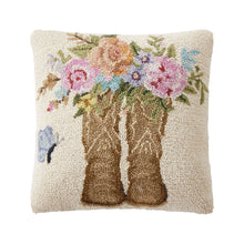 Load image into Gallery viewer, Cowboy Boots & Rose Hook Pillow - Susan Winget