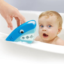 Load image into Gallery viewer, kid with Bath Biters - Shark Bath Sponge