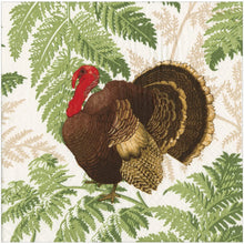 Load image into Gallery viewer, Caspari Turkey Among Ferns Paper Napkins