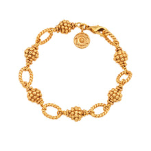 Load image into Gallery viewer, Capucine de Wulf Berry & Bead Bracelet, solf bracelet with a patter nof rope like loops interspersed with gold berries