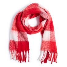 Load image into Gallery viewer, Scarlet Plaid Scarf