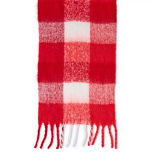 Load image into Gallery viewer, Scarlet Plaid Scarf