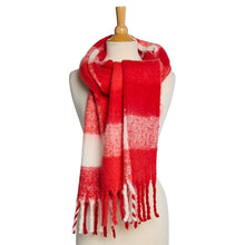 Load image into Gallery viewer, Scarlet Plaid Scarf