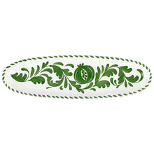 Load image into Gallery viewer, Arezzo Green Narrow Oval Platter
