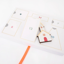Load image into Gallery viewer, Festive Village Wooden Advent Calendar
