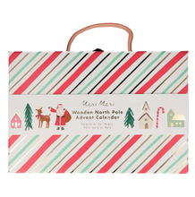 Load image into Gallery viewer, Festive Village Wooden Advent Calendar