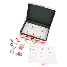Load image into Gallery viewer, Festive Village Wooden Advent Calendar