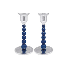 Load image into Gallery viewer, Mariposa Pearled Small Candlestick Set