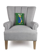 Load image into Gallery viewer, Golf Bag Hook Pillow on a chair