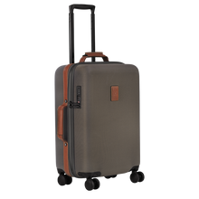 Load image into Gallery viewer, Longchamp Boxford Cabin small Suitcase Embossed Design Brown