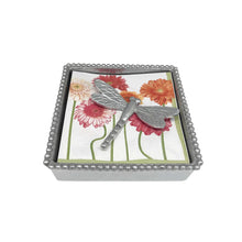 Load image into Gallery viewer, Mariposa Dragonfly Beaded Napkin Box
