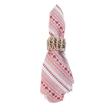 Load image into Gallery viewer, Juliska Villa Stripe Napkin in a napkin ring