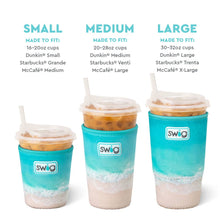 Load image into Gallery viewer, graphic showing three sizes available and what they hold