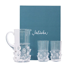 Load image into Gallery viewer, Juliska Florence Glass Pitcher and Highball Set/3pc