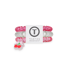 Load image into Gallery viewer, TELETIES Spiral Hair Coils - Small - Cherry Bomb