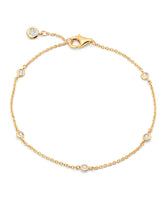 Load image into Gallery viewer, Crislu Bezel Bracelet Finished in 18kt Yellow Gold
