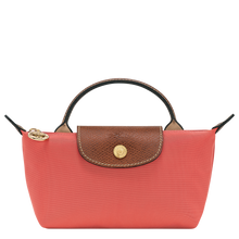 Load image into Gallery viewer, Longchamp Le Pliage Original Pouch w/ Handle in the color strawberry
