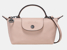 Load image into Gallery viewer, Longchamp Le Pliage Xtra Leather Pouch X-Small in pale pink