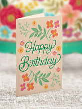 Load image into Gallery viewer, FreshCut Paper Blooming Birthday Cake Pop-Up Greeting Card