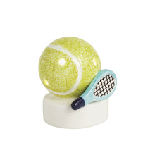 Load image into Gallery viewer, Tennis Light-Up Sitter with tennis ball and racket