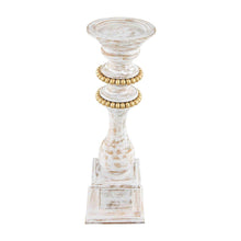 Load image into Gallery viewer, Gold Beaded Candlestick