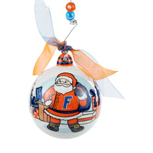 Load image into Gallery viewer, Merry Christmas Florida Santa Ornament