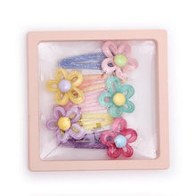 Load image into Gallery viewer, Spring Flowers Hair Clips - Set of 5