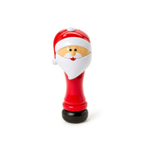 Load image into Gallery viewer, LED Illuminating Santa Bubble Wand Blower