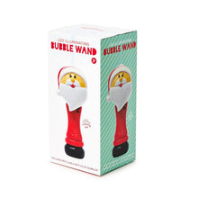 Load image into Gallery viewer, LED Illuminating Santa Bubble Wand Blower