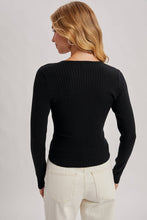 Load image into Gallery viewer, V-neck Fixed-wrap Knit Sweater