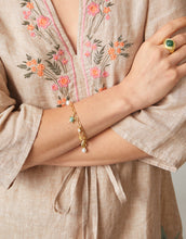 Load image into Gallery viewer, person wearing the Spartina 449 Ashore Bracelet Pearl/Sea Foam