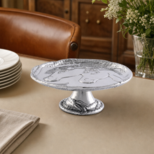 Load image into Gallery viewer, Arthur Court Horse Treat Cookie Stand on a table with etched horse design