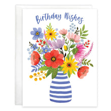Load image into Gallery viewer, Birthday Greeting Card - Birthday Flower Vase