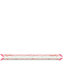 Load image into Gallery viewer, Longchamp Rubans Longchamp Silk Headband in shades of pink image showing front and back