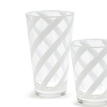Load image into Gallery viewer, Interlaced Opaque Tumbler in white