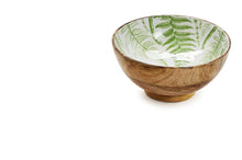 Load image into Gallery viewer, Fern Hand-Crafted Wood Pedestal Bowl